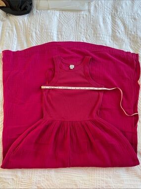 LOFT Fuchsia/Pink Maxi Dress